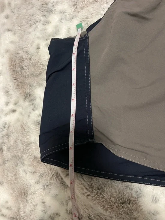 Patagonia Two-Tone Navy/Tan Men's Swim/Board Shorts-Men’s 38 - Picture 6 of 6